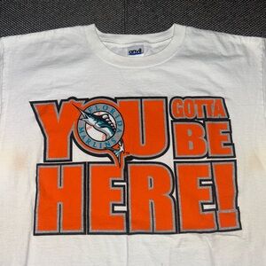 Y2K 2000s Florida Marlins Baseball MLB Graphic Tee